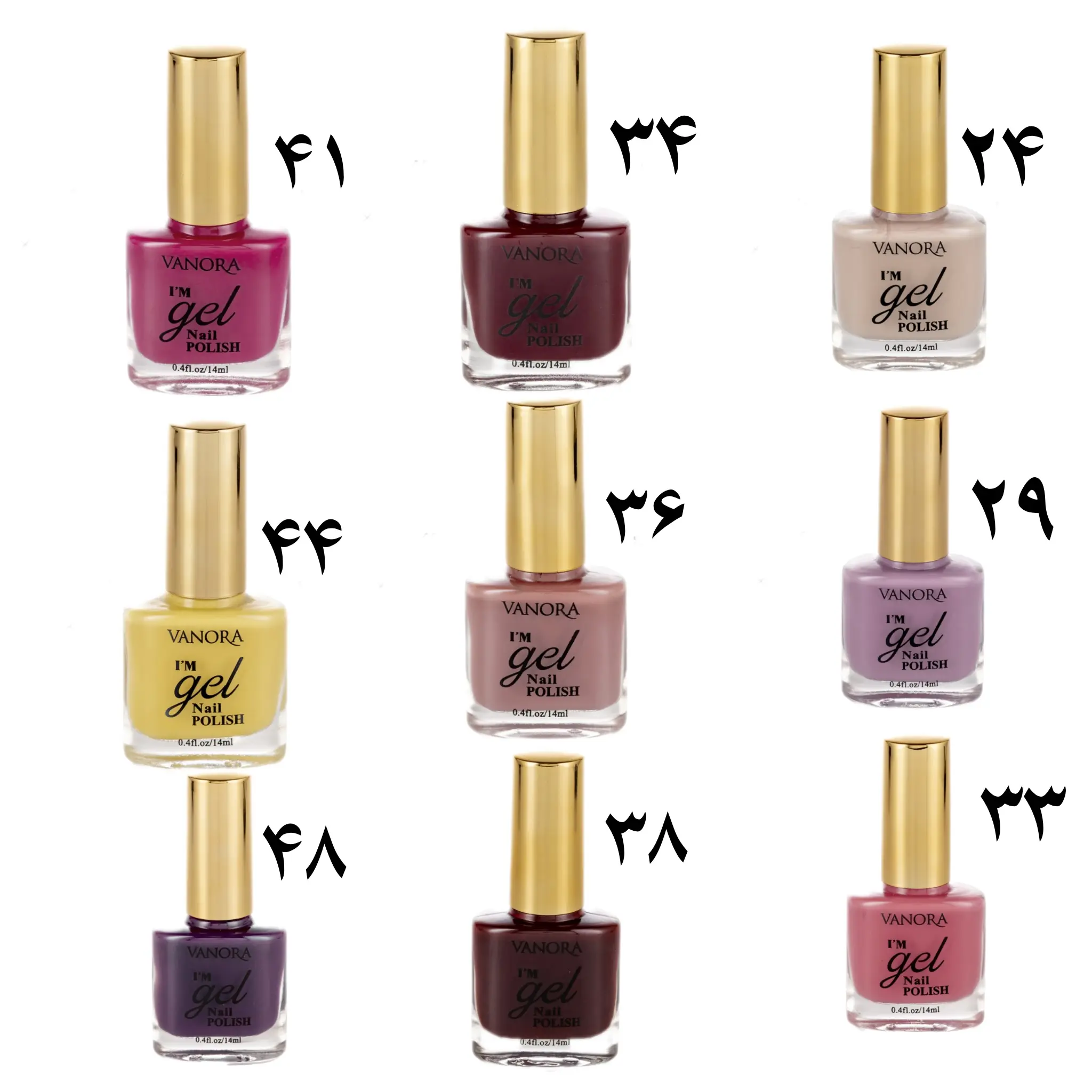 لاک ناخن وانورا